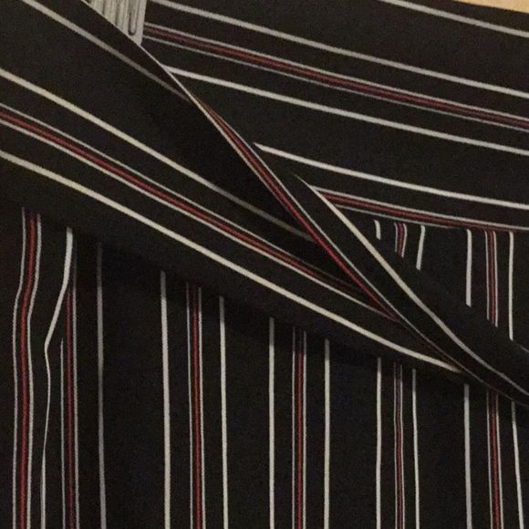 WEST KEI Tie Front Stripe Cropped Pants - Picture 6 of 13